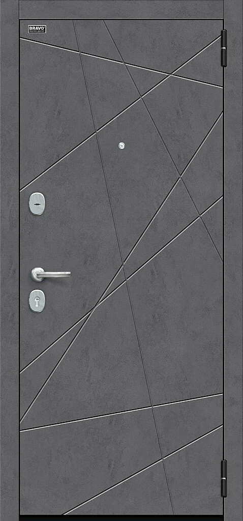 Фото Входная дверь Граффити-5.5 Kale Slate Art/Look Art BR4623 внешняя сторона